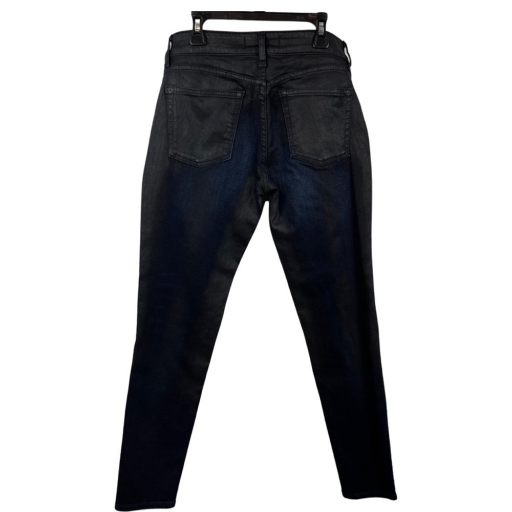 DL1961 Florence Instasculpt Boiler Skinny Black Metallic/Blue Jean Hybrid 28 - Picture 5 of 11